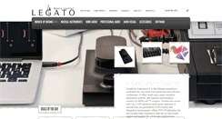 Desktop Screenshot of legatomusiccenter.com